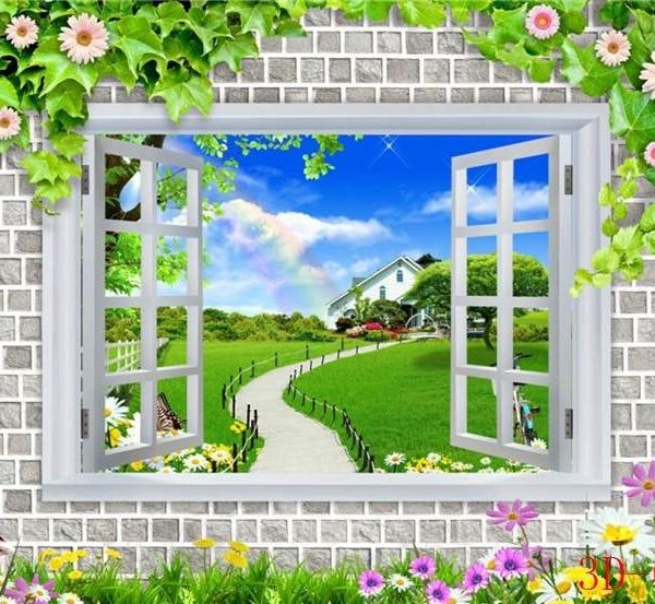 Floral/Nature 3D Photo Mural-3D-060