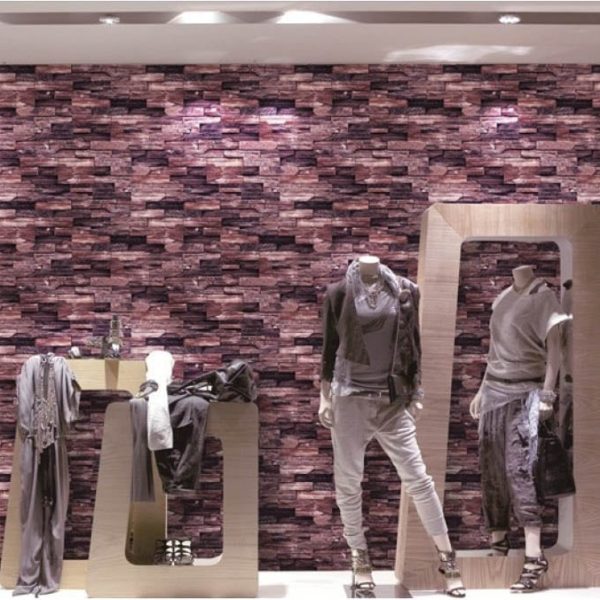 3D Brick Design Vinyl Wallpaper – WJ208-6