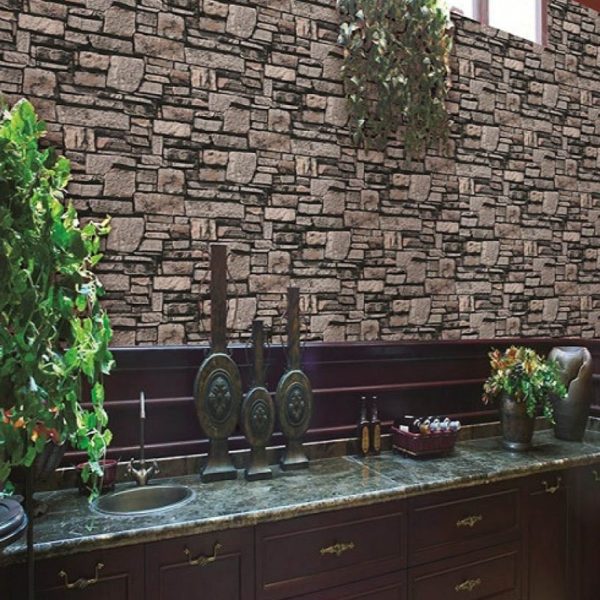 3D Brick Wall Paper -WJ203-5