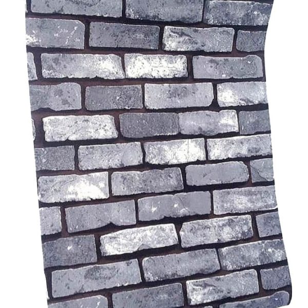 3D Grey Brick Wallpaper – 88196
