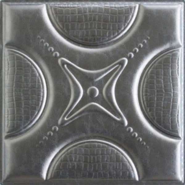 3D Grey Leather Wall Panel – xk-72