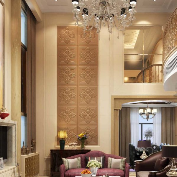 3D Leather Wall Panel – Angkor