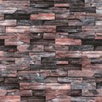 3D Multi-colored Stone Brick Design Wallpaper - WJ208-5
