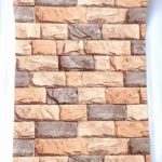 3D PVC Cream Brick Wallpaper - DC17151