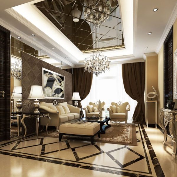 3d Leather Wall Panel – Baroque