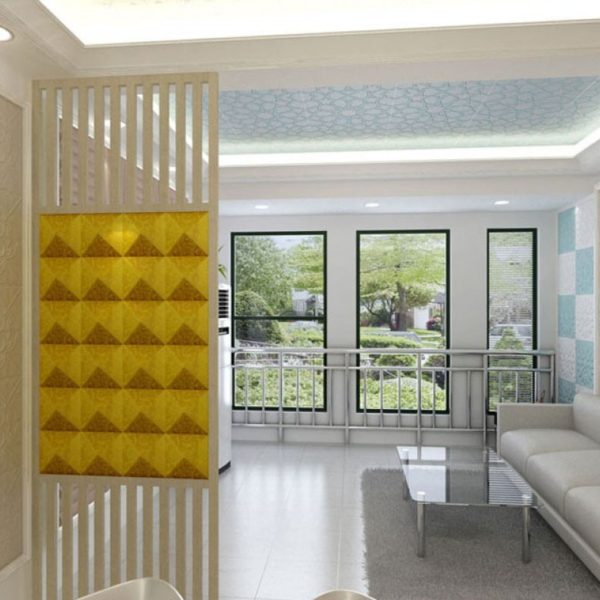 3d Leather Wall Panel – Pyramid