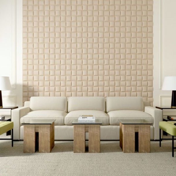 3d Leather Wall Panel – Square