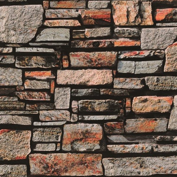 3d Stone Washable PVC Waterproof Wallpaper – WJ203-1