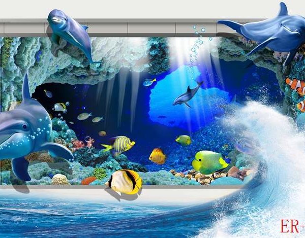 3D Available Underwater Mural(In stock)