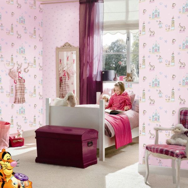 Castel of Sant’angelo Pvc Cute Cartoon Wallpaper