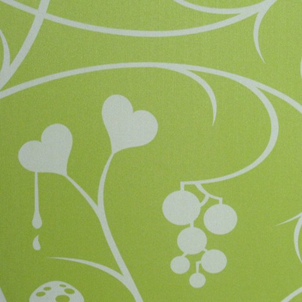Lemon and White Butterfly Wallpaper – 71144