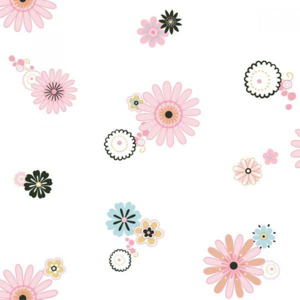 Yellow Floral Wallpaper – 71121