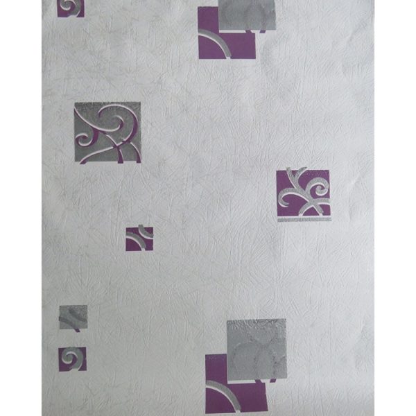 White and Purple Wallpaper – BEL02007