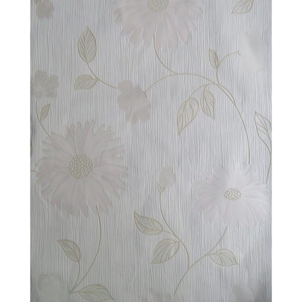 Cream Flowered Wallpaper – BEL02021