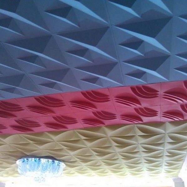 Ceiling 3d Wall Art PVC Wall Panels Deep Embossed Wall Decals
