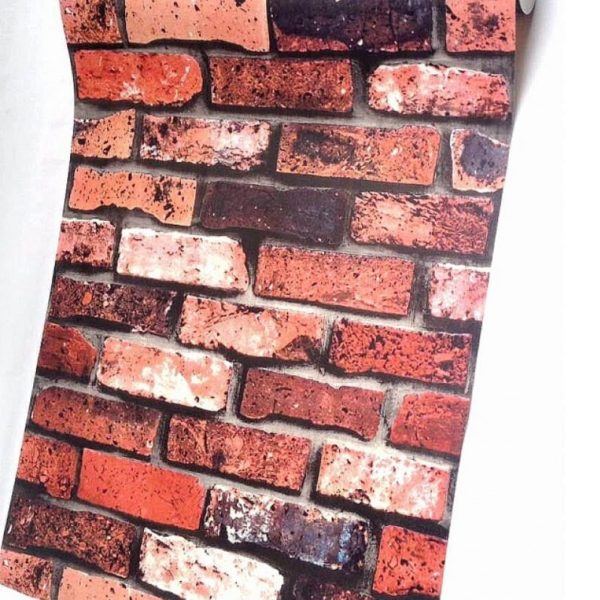 Classic 3D PVC Brick Wallpaper – DC17001