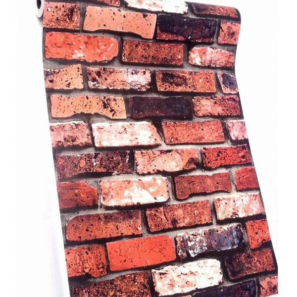 Classic 3D PVC Brick Wallpaper – DC17001