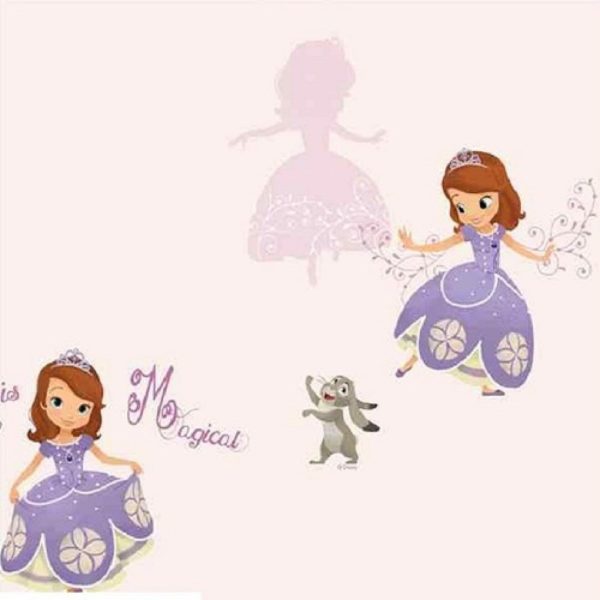 Dream World D5075-1 Disney Princess Sofia Dance Wallpaper