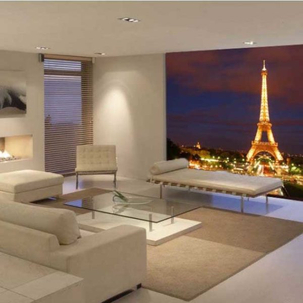 Eiffel Tower Landscape 3D Wallpaper
