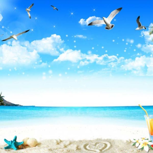 Galaxy Beach Photomural -YST -004