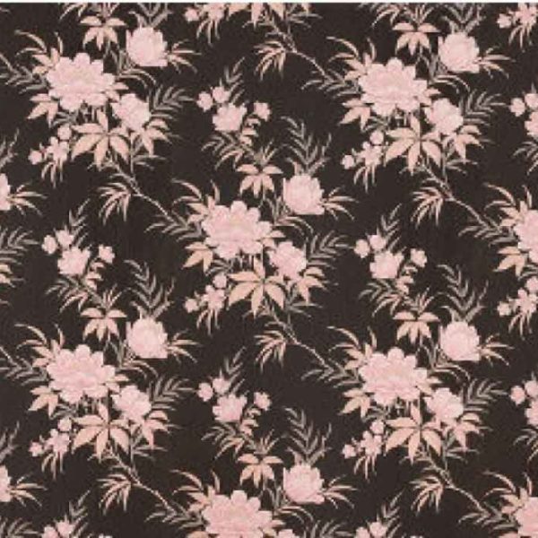 Grandeco Portofino PF14206 Pink & Black Flowers (7 sqm)