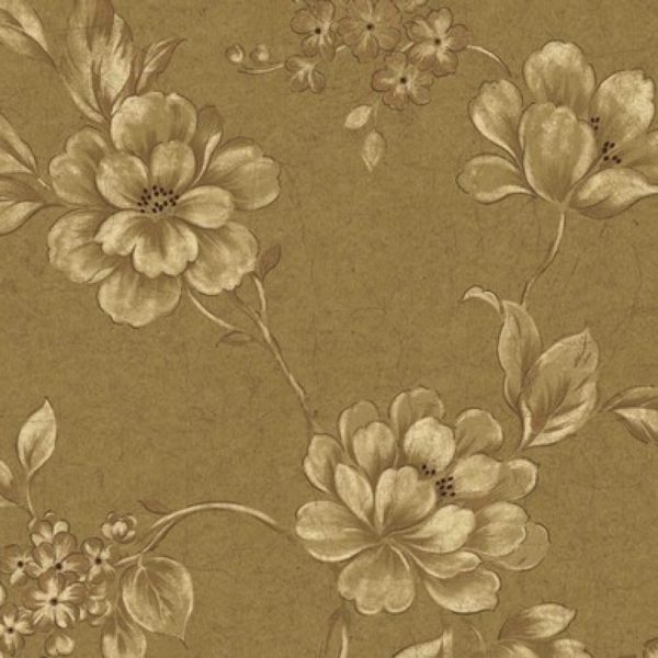 Brown Cream Hav40815 Elegant Trail Wallpaper – HAV40815