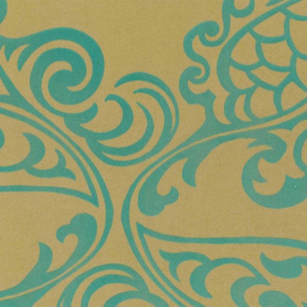 Jv501_4004 Ornamental Flock Wallpaper