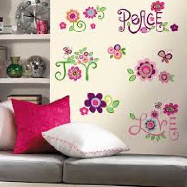 Love, Joy, Peace Peel and Stick Wall Stickers