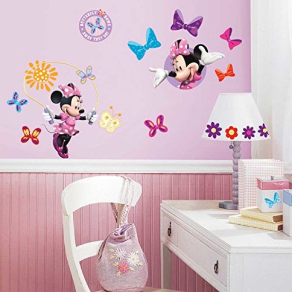 Mickey and Friends Minnie Boutique Peel and Stick Wall Stickers