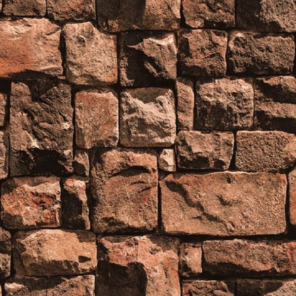 Modern Design Stone Brick Pattern PVC Wallpaper-WJ201-1
