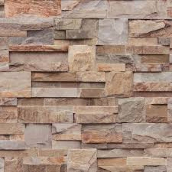 Muriva Bluff Slate Stone Brick Effect Wallpaper J27408