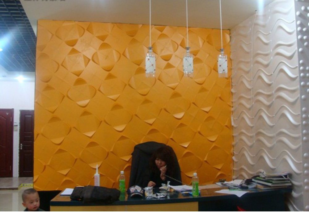 3D PVC Textured Wall Panels Water Proof Decoration 3D PVC Textured Wall Panels Water Proof Decoration