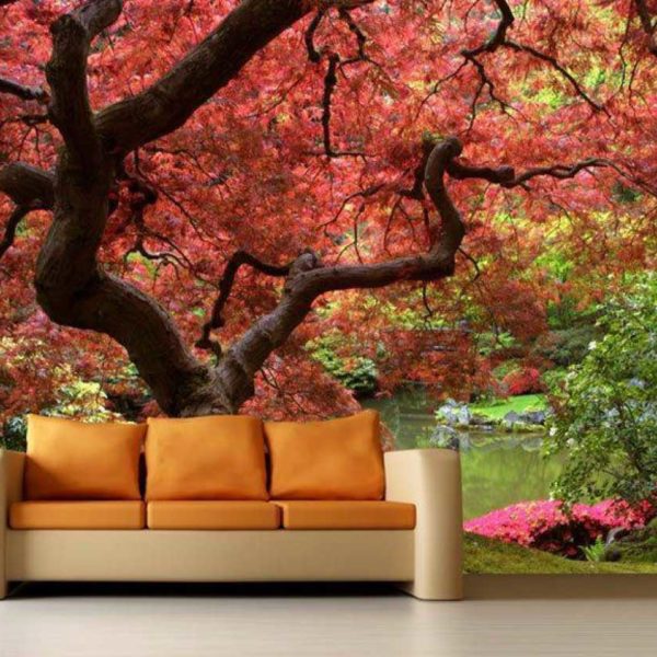 Red Tree Wallpaper TMS115