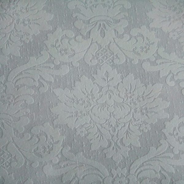 White Damask Paintable Wallpaper