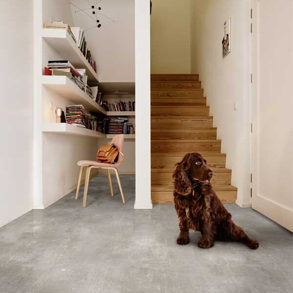 Beauflor Blacktex Tiles & Unis Zinc Vinyl Flooring – 960D