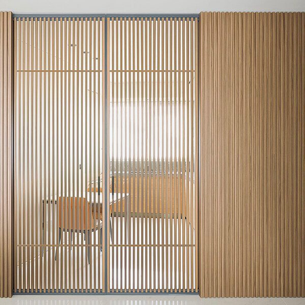 FP-169 Oak Fluted Panel Wood Veneer